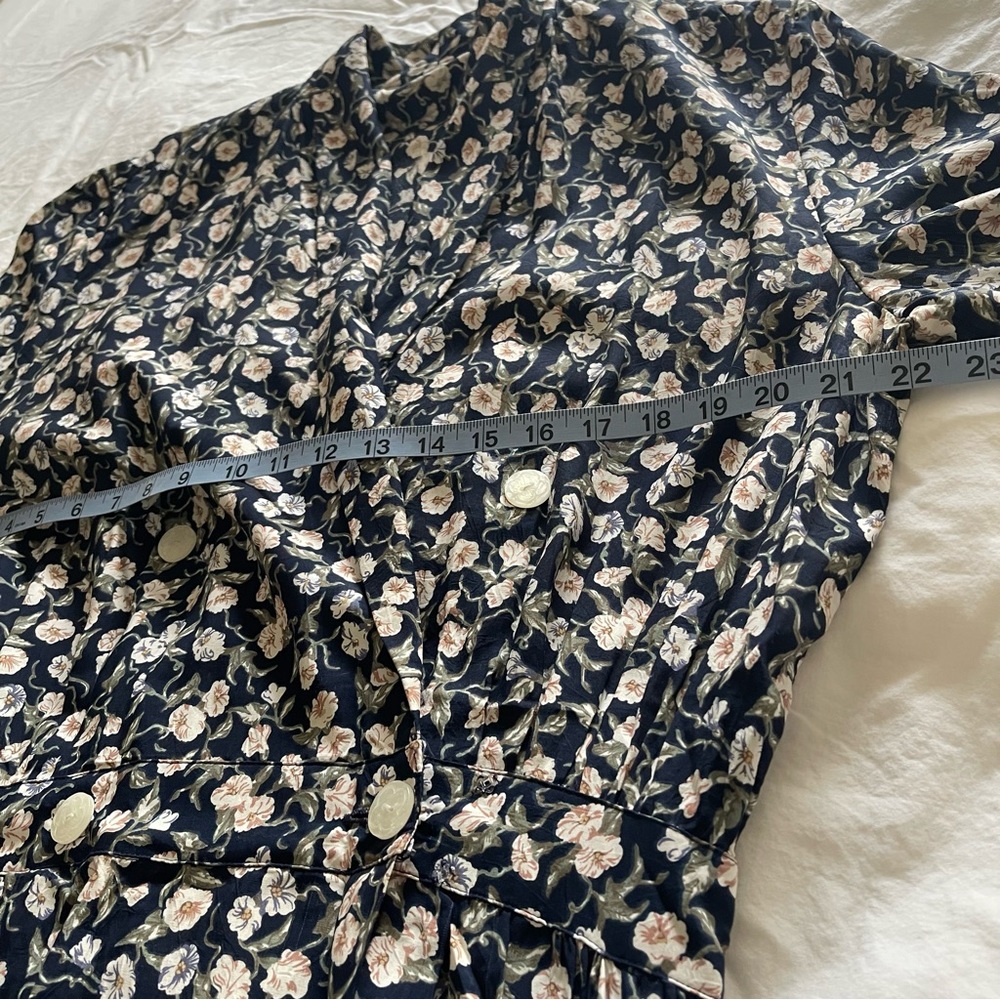 Chaus Floral Tie Waist Midi Dress - Picture 10 of 17